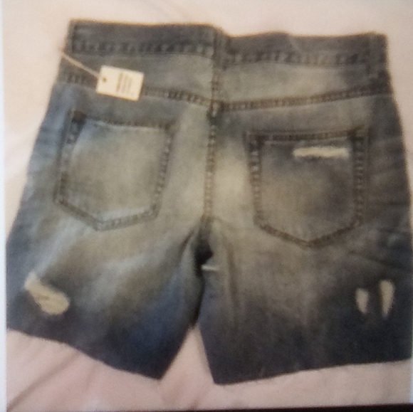 Denim Shorts Forever 21 Stressed Size 28 - Picture 3 of 5